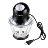 Mini Hachoir Électrique Bol Verre 600ml Techwood | 400W