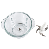 Mini hachoir 800 mL, 4 lames inox, 300 W | Techwood