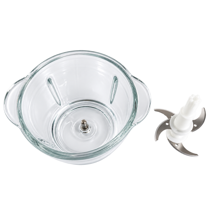 Mini hachoir 800 mL, 4 lames inox, 300 W | Techwood