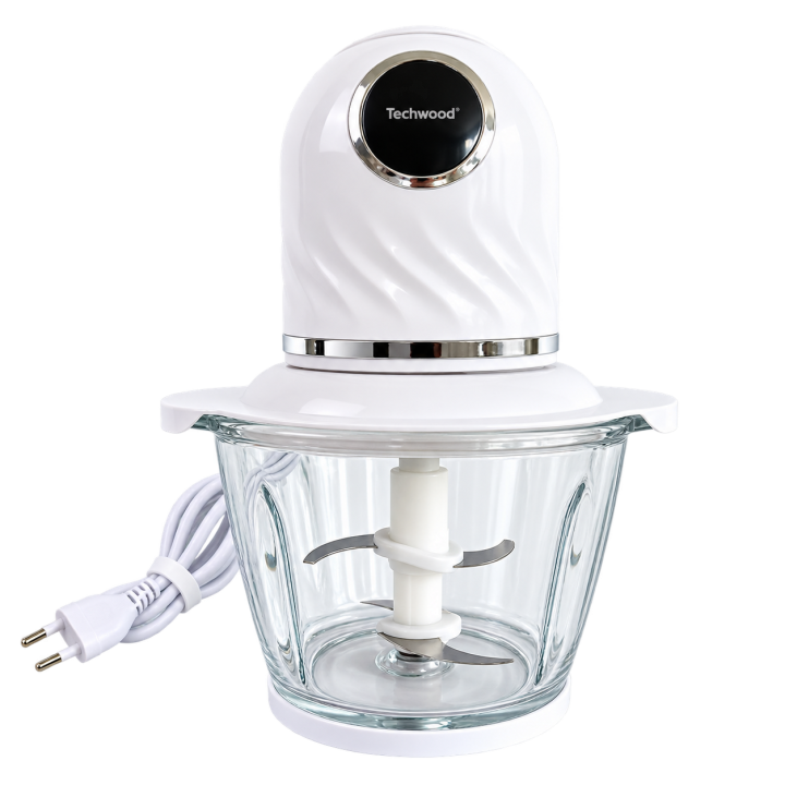 Mini hachoir 800 mL, 4 lames inox, 300 W | Techwood