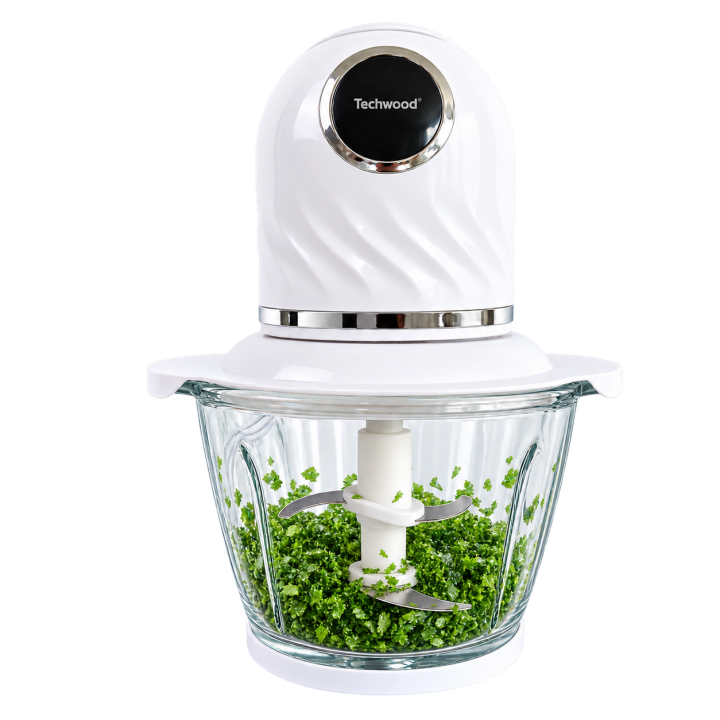 Mini hachoir 800 mL, 4 lames inox, 300 W | Techwood