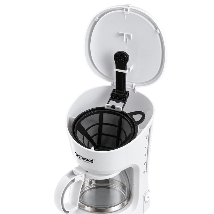Cafetière Électrique 1,25L - 10/12 Tasses - Système Anti-Gouttes 750W
