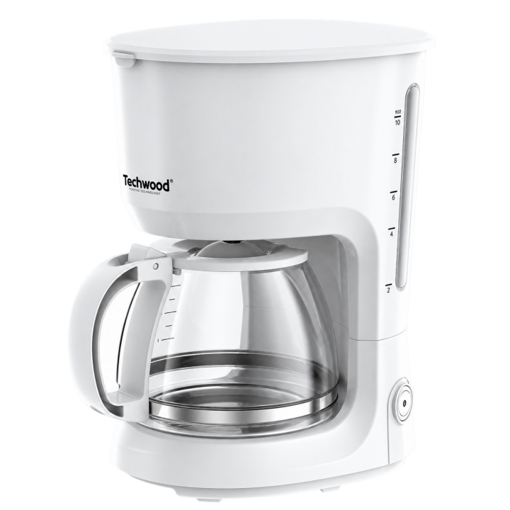 Cafetière Électrique 1,25L - 10/12 Tasses - Système Anti-Gouttes 750W