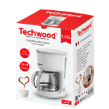 Cafetière Électrique 1,25L - 10/12 Tasses - Système Anti-Gouttes 750W