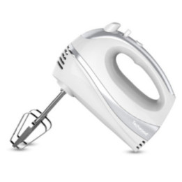 Batteur électrique 200W – 5 vitesses + Turbo & fouets chromés