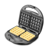 Waffle / Croque / Grill maker INOX Red