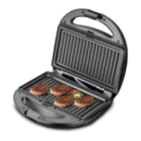 Waffle / Croque / Grill maker INOX Red