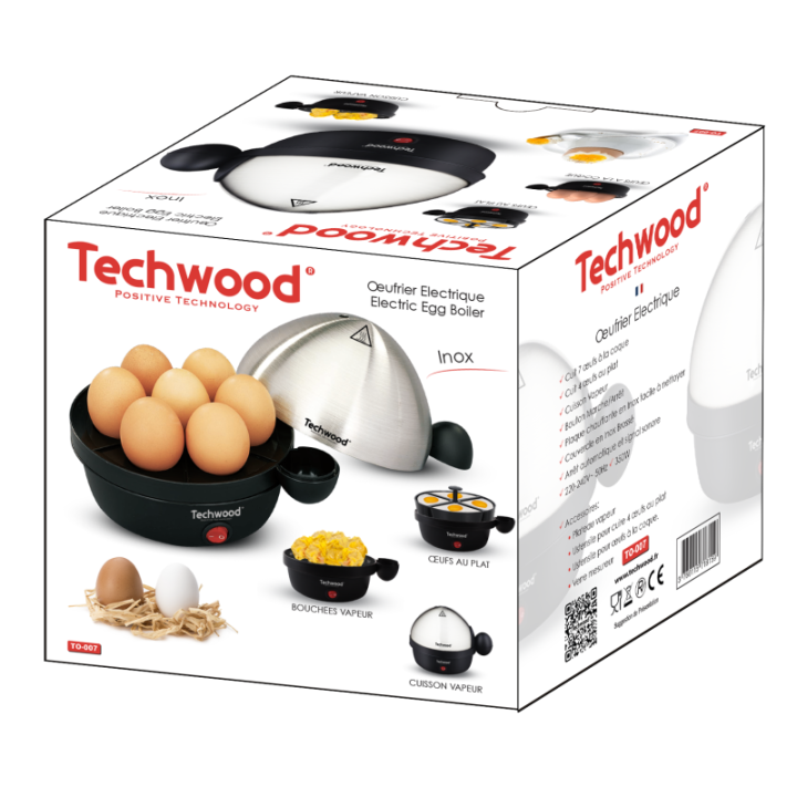 Stainless steel electric egg cooker