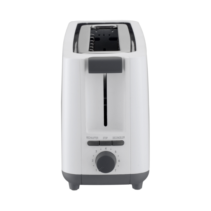 Grille-pain compact 750-900W longue fente – Contrôle brunissage & éjection automatique