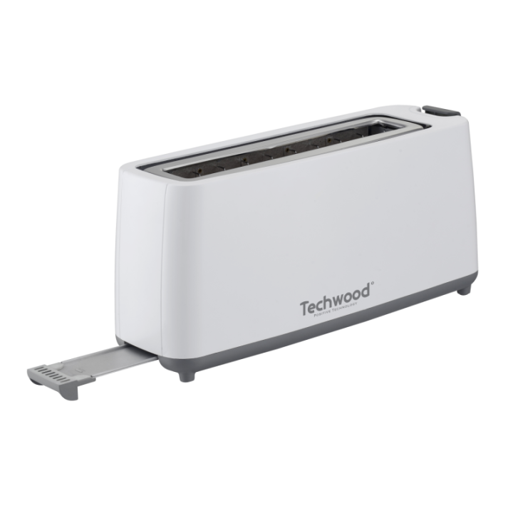 Grille-pain compact 750-900W longue fente – Contrôle brunissage & éjection automatique