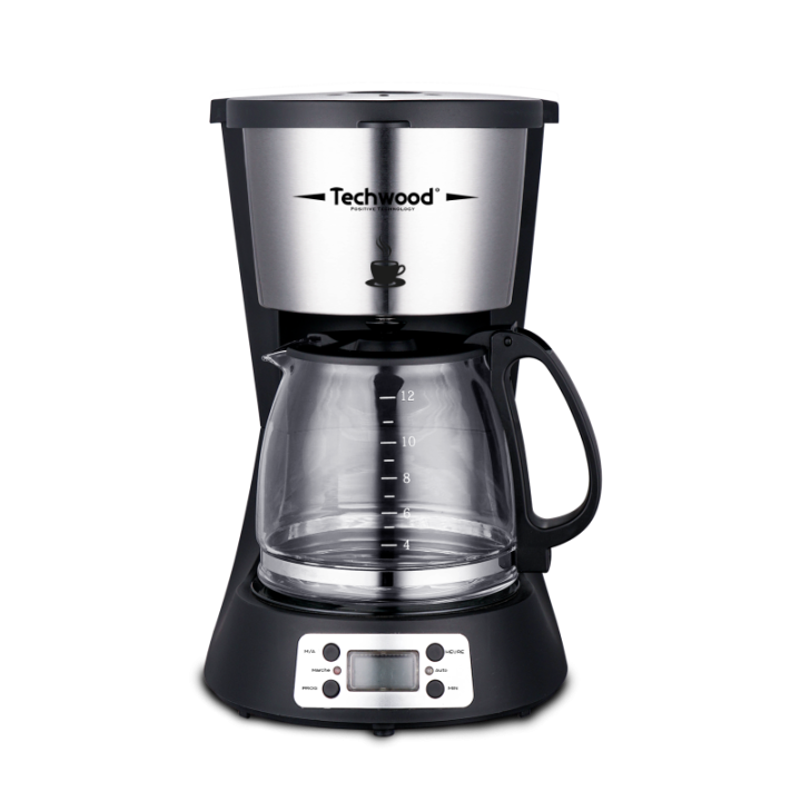 Cafetière Filtre Programmable 1.5L - 1000W - Écran LCD & Arrêt Auto