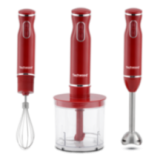 Mixeur 3 en 1 600W – Plongeur, fouet & hachoir avec pied inox