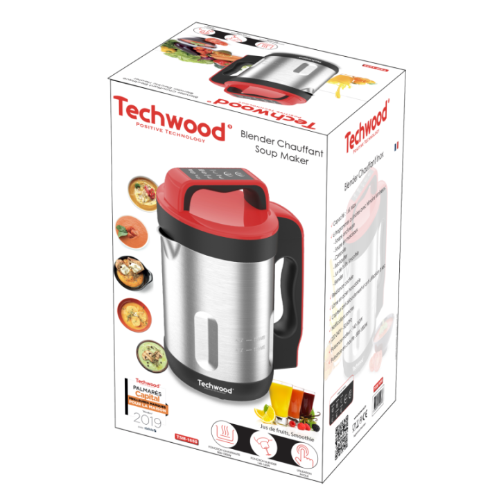 Heated stainless steel blender