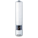 Stainless steel electric salt and pepper mill
