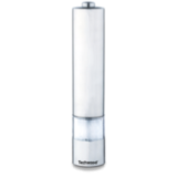 Stainless steel electric salt and pepper mill