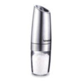 Stainless steel electric salt and pepper mill