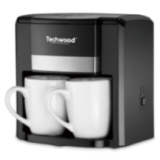 Cafetière Duo Noire 0,6L - 2 Tasses Céramique & Filtre Permanent