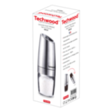 Stainless steel electric salt and pepper mill