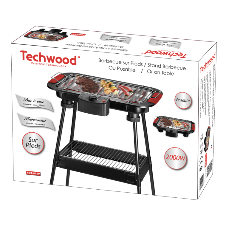 Electric Tabletop or Free-Standing Barbecue