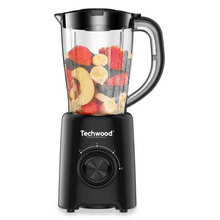 Blender Techwood 1,5L 500W - Lames Inox & Fonction Pulse