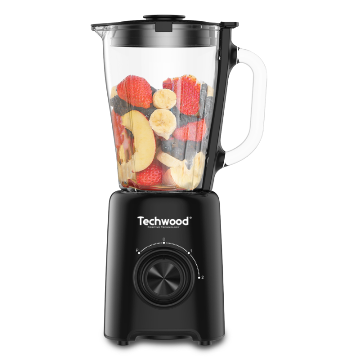 Blender Techwood 500W - Bol en Verre 1,5L