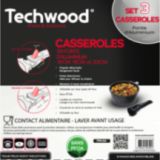 Set of 3 Casseroles - 16-18-20cm