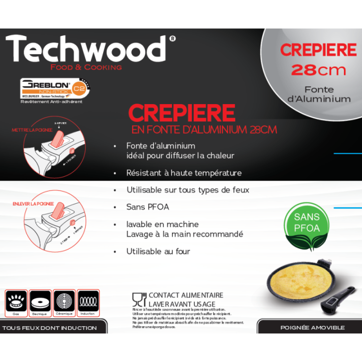 Crepe pan - 28cm