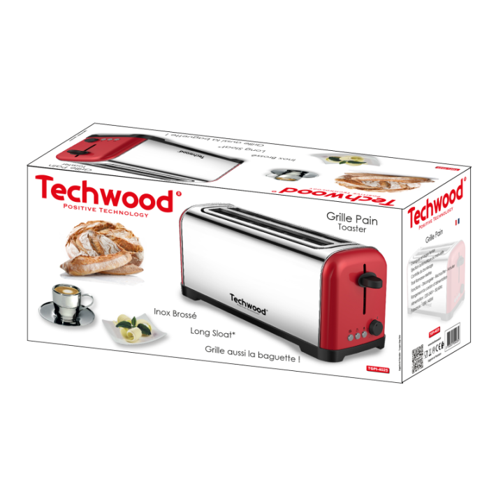 Inox Brushed" bread toaster