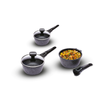 Set of 3 Casseroles - 16-18-20cm