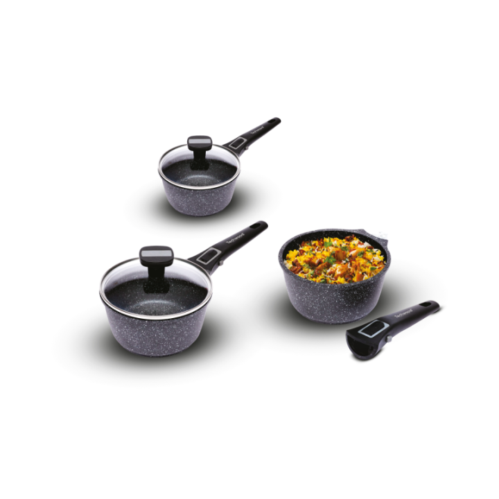 Set of 3 Casseroles - 16-18-20cm