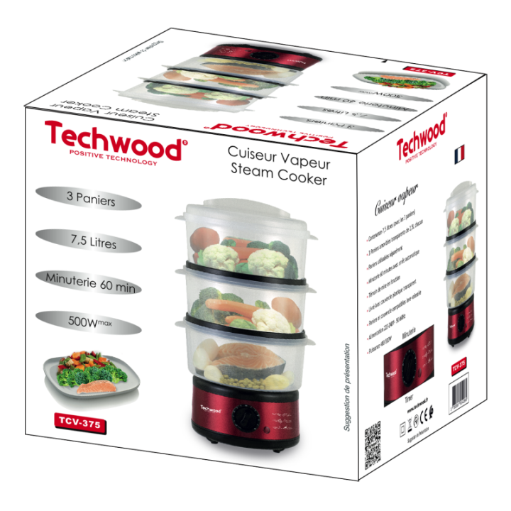 7.5-litre steam cooker