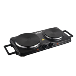 Plaque Électrique 2 Feux Techwood 2500W | Réchaud Compact