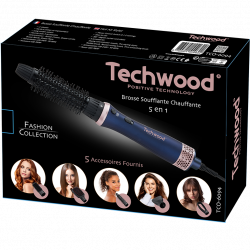 5-in-1 heated brush blower