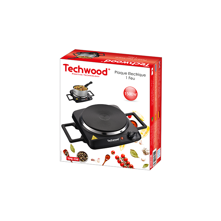 1-burner electric griddle / 1500W