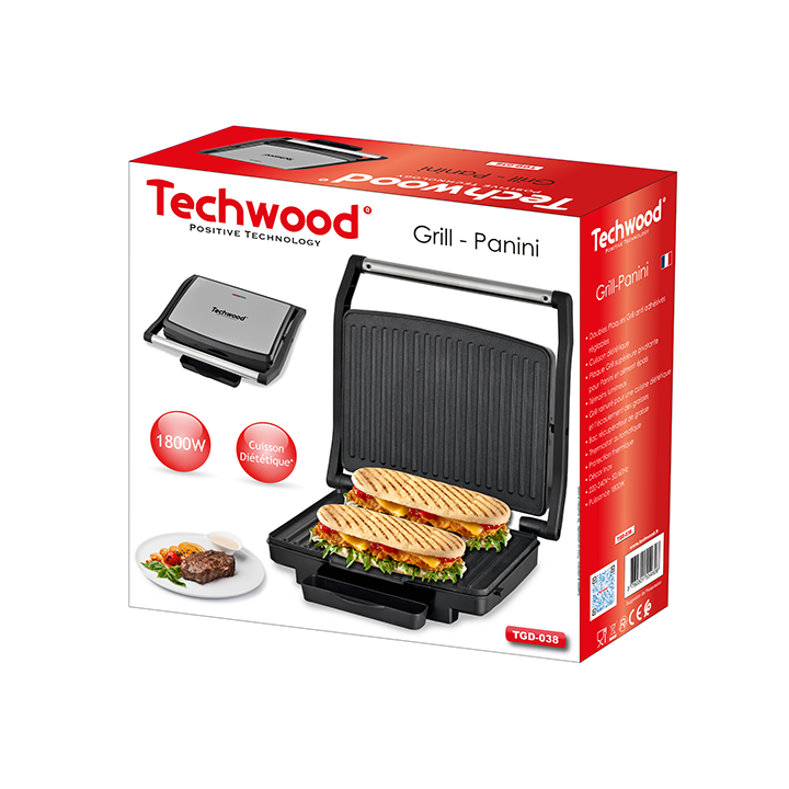 Dietetic Grill - Panini / 1800W