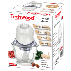 Mini Hachoir  bol verre 600 mL - 400W