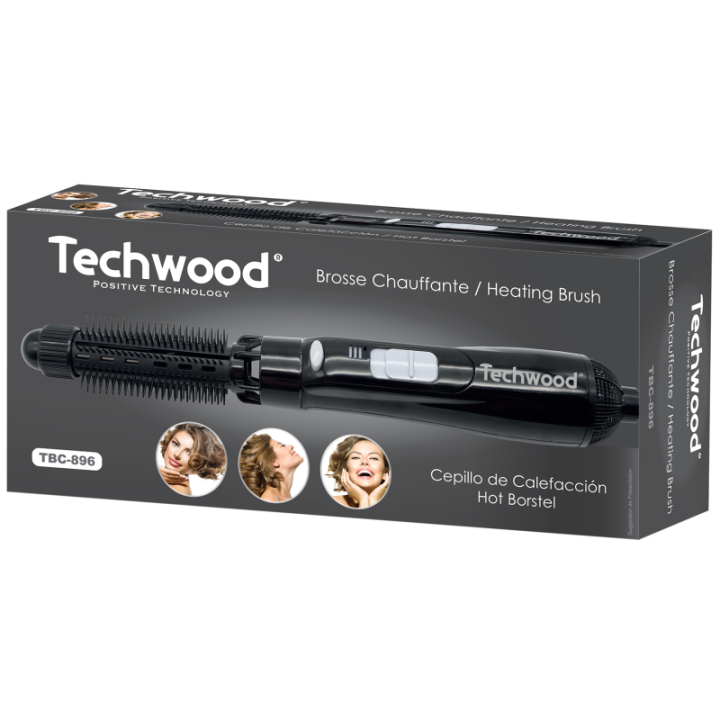 Heated brush