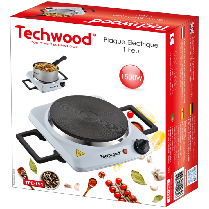 1-burner electric griddle / 1500W