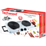 2-burner electric hob / 2500W