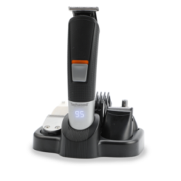 Trimmer kit: Trimmer + Finishing trimmer + Lines and contours trimmer + Mini shaver + Nose epilator