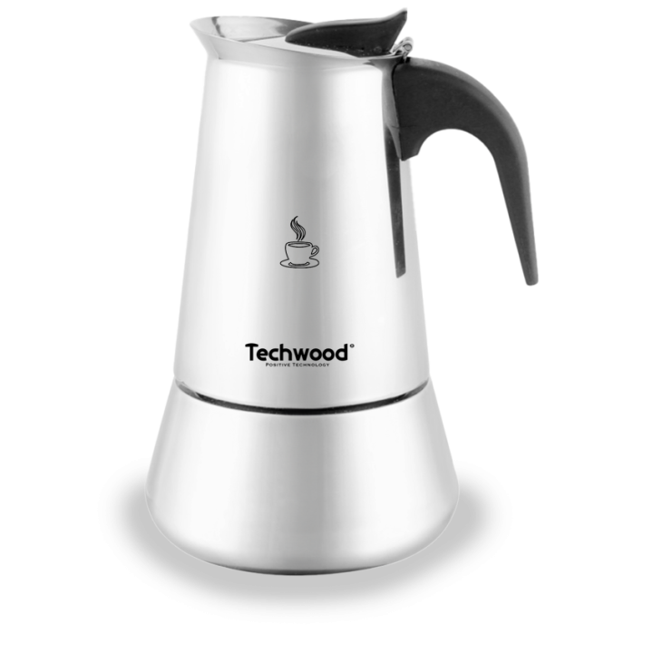 Cafetière Italienne Inox 6 Tasses – Compatible Tous Feux & Induction