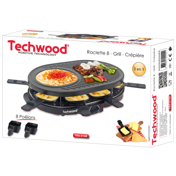 Raclette 8 -Grill & Crêpière