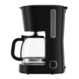 Cafetière Techwood 1.5L Silver - Filtre Lavable 750W