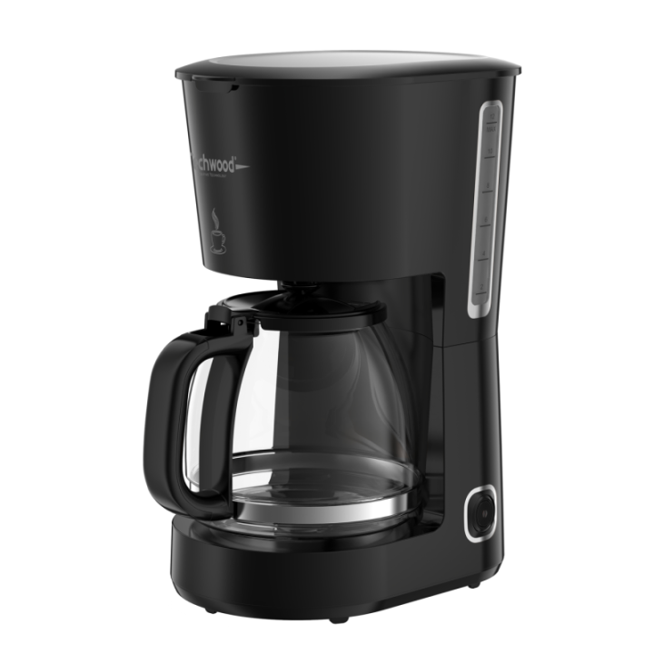Cafetière Techwood 1.5L Silver - Filtre Lavable 750W