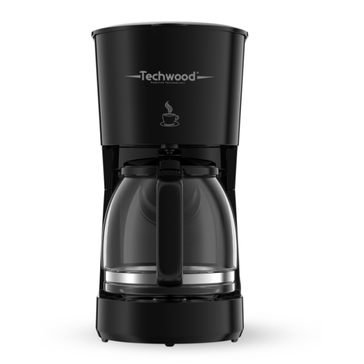 Cafetière Techwood 1.5L Silver - Filtre Lavable 750W