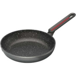 Poêle 24 cm Aluminium Forgé Effet Pierre | Anti-adhérente & Tous Feux