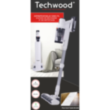 Upright vacuum cleaner with charging and cleaning station