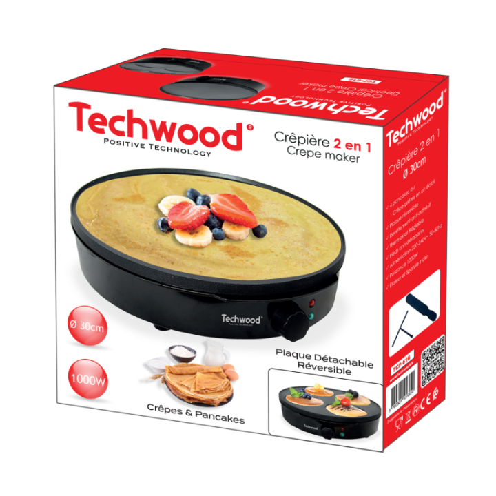 Crêpe pan 30cm / 2 in 1