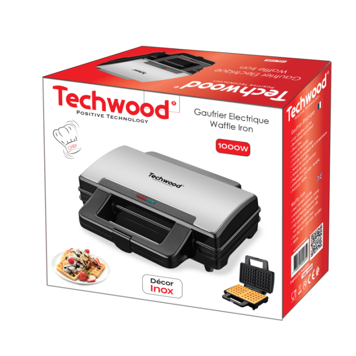 Electric waffle iron