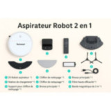 2 in 1 Robot Vacuum Cleaner